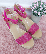 Glitter escape summer sandals - Pink