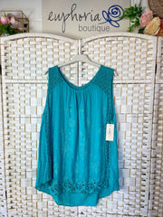 Susanna embroidered sun top