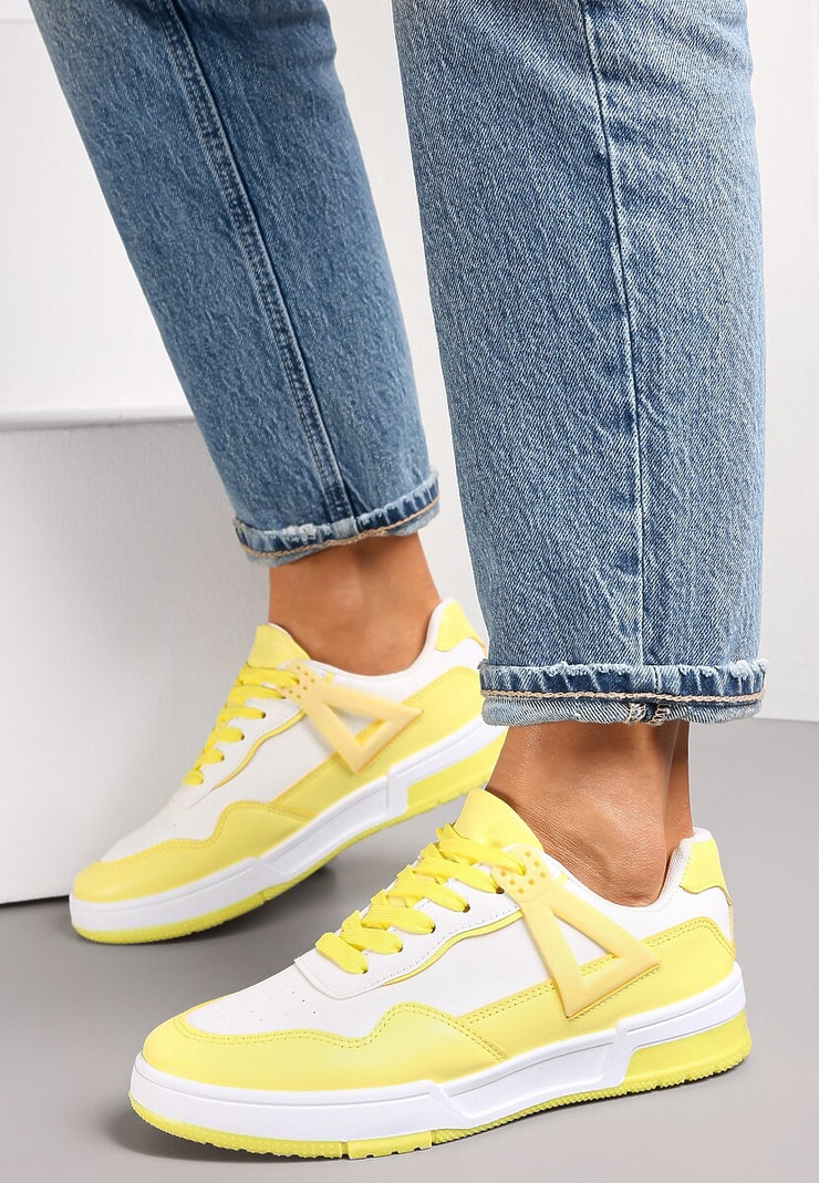 Ava colour pop trainers - Yellow